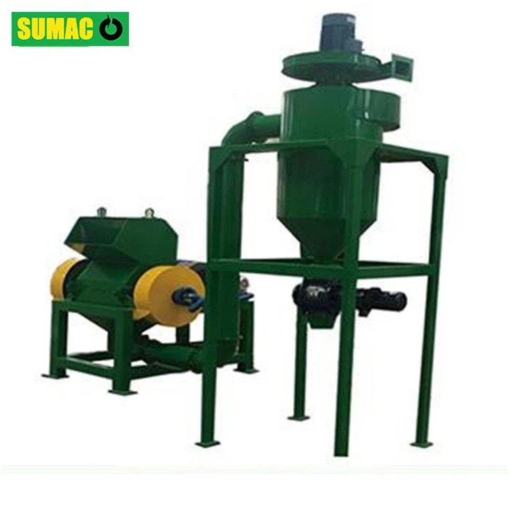 Отпадъци гуми гумени гранули трошачка машина