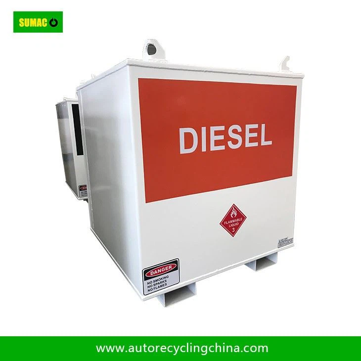 Square Shape Waste Diesel Fuel Tank